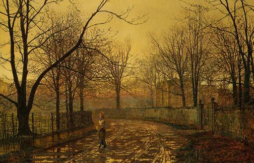 Обо всем - John Atkinson Grimshaw - лирика городских пейзажей Викторианской эпохи